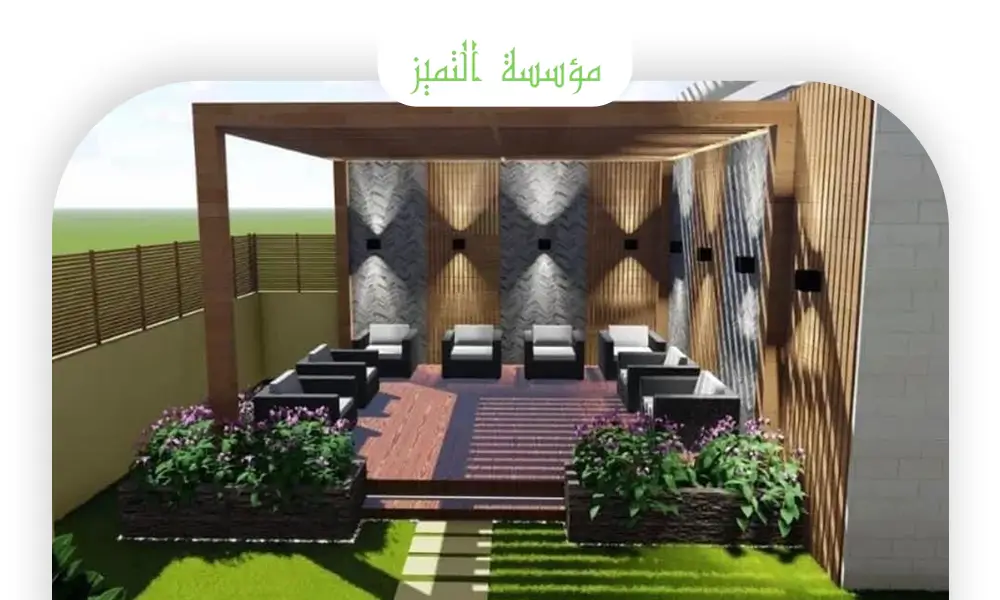 تصميم جلسات خارجية للحدائق