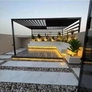 التميز أفضل شركة تصميم جلسات خارجية وأحواض زرع خارجية